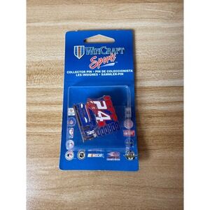Jeff Gordon 24 NASCAR WinCraft Collector Pinback Lapel Pin Officially‎ Licensed